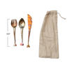Flatware Set|Hand Forged Copper|Fish Tail Silhouette