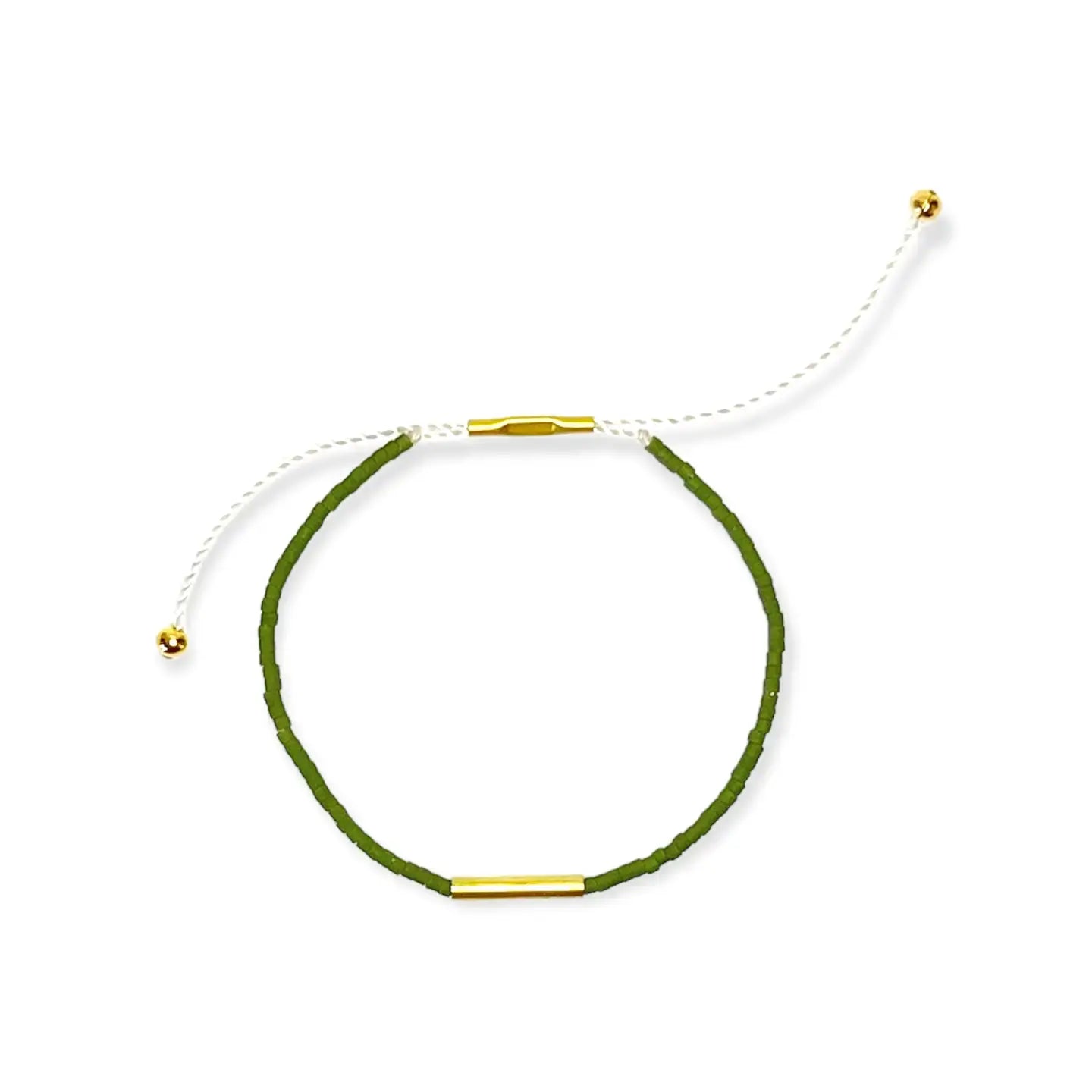 anklet - "irena" - japanese glass beads by son of a sailor