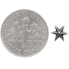 Earrings | Six Pointed Star Stud | Sterling Silver