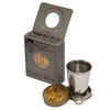 Shot Glass | Collapsible | "Down the Hatch"