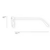 glasses readers - #e trapezoid - ceramic beige by izipizi