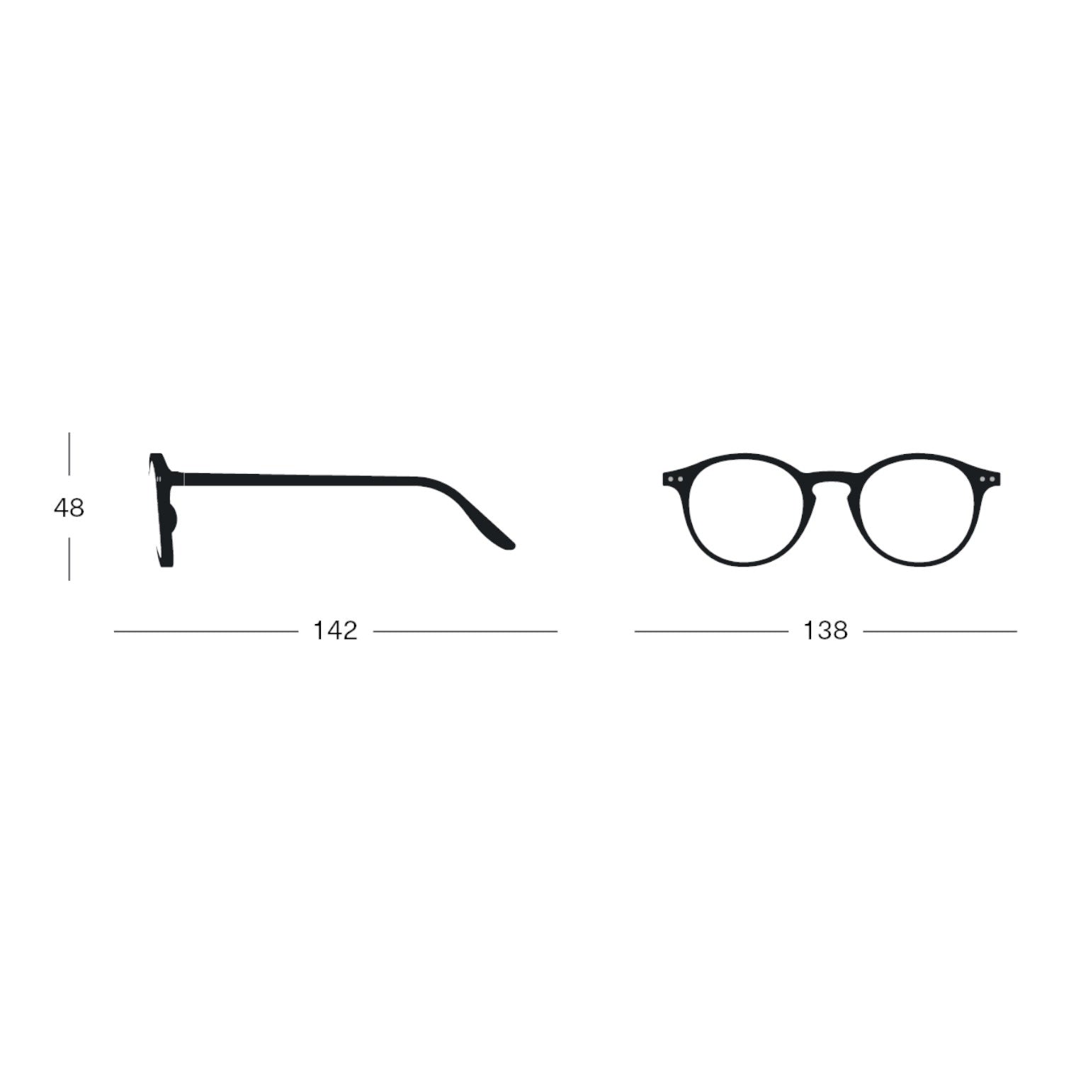 glasses readers - #d round - havane by izipizi