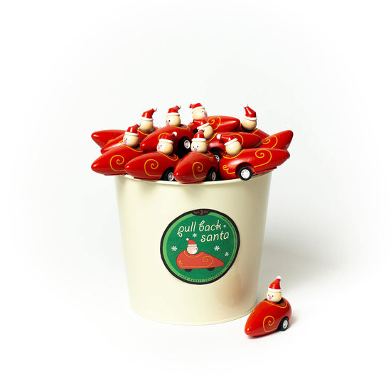 toy - pull back racer - santa by jack rabbit creations
