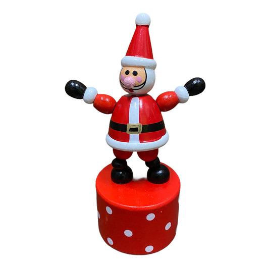 toy - push puppet - santa by jack rabbit creations