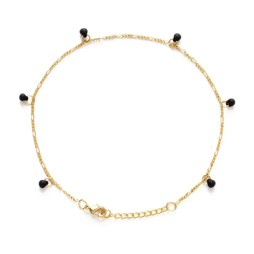 anklet - japanese drop bead by amano studio