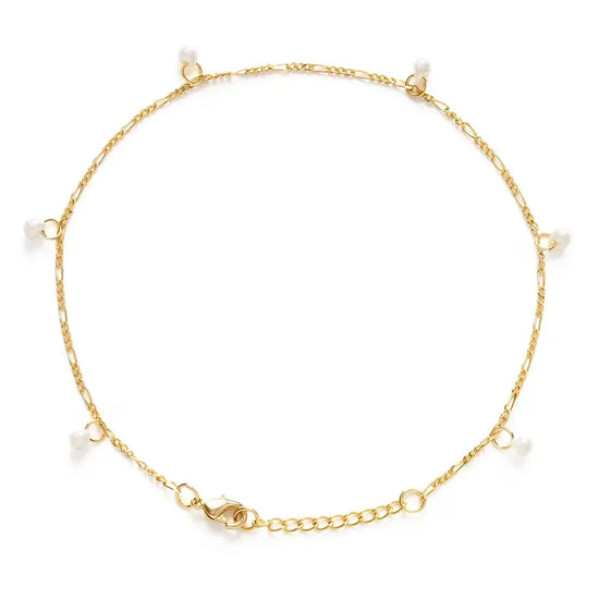anklet - japanese drop bead by amano studio