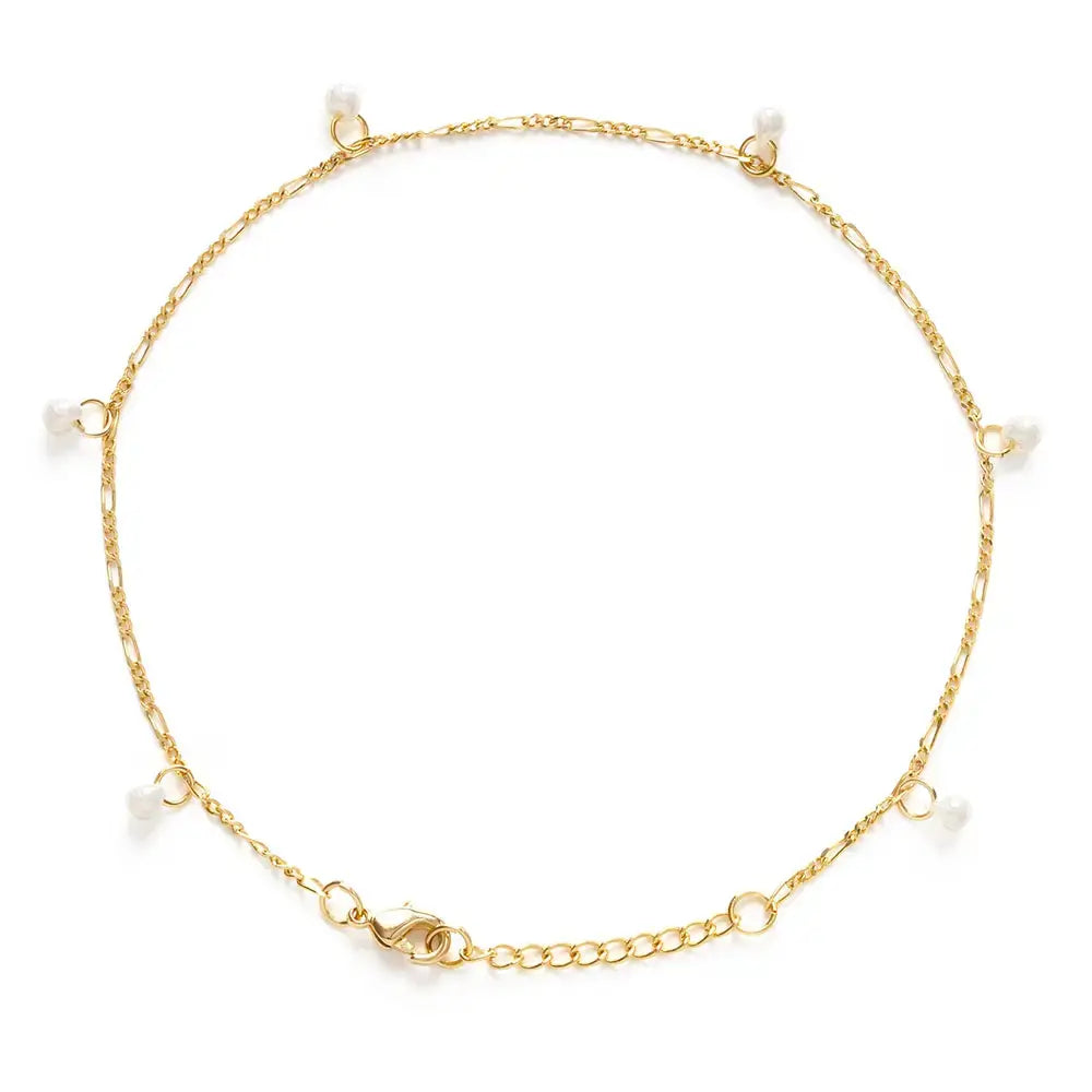 anklet - japanese drop bead by amano studio