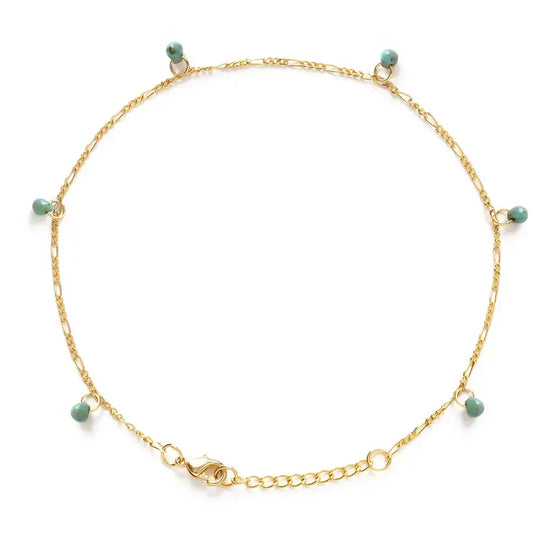 anklet - japanese drop bead by amano studio
