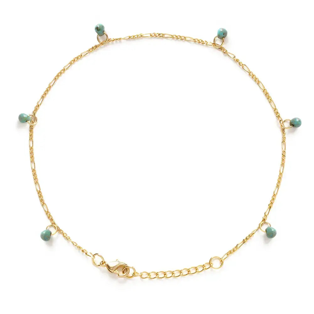 anklet - japanese drop bead by amano studio