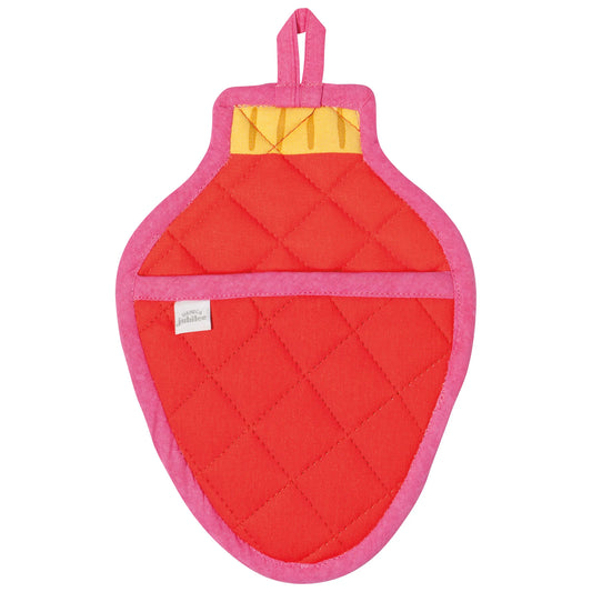 potholder - "glow" light bulb by now designs