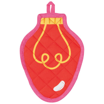 potholder - "glow" light bulb by now designs