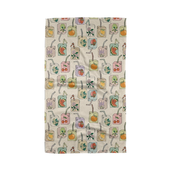tea towel - microfiber - juicebox retro by geometry house