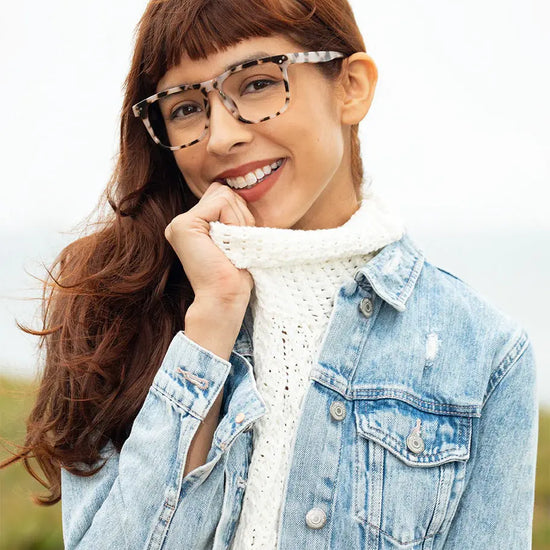 readers - blue light - "julien" - matte ivory tortoise by blue planet eyewear