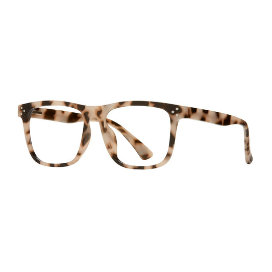 readers - blue light - "julien" - matte ivory tortoise by blue planet eyewear
