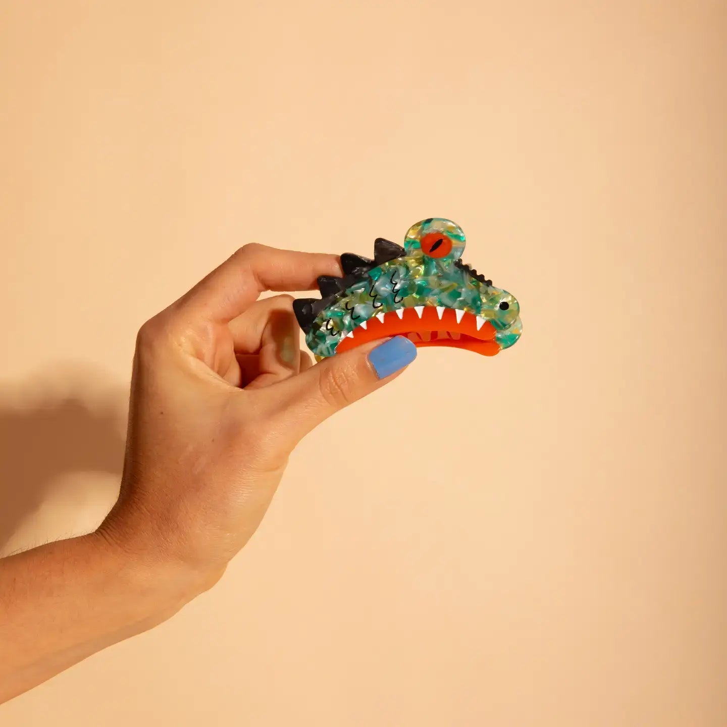 hair claw - cellulose - kaiju monster by carolyn suzuki