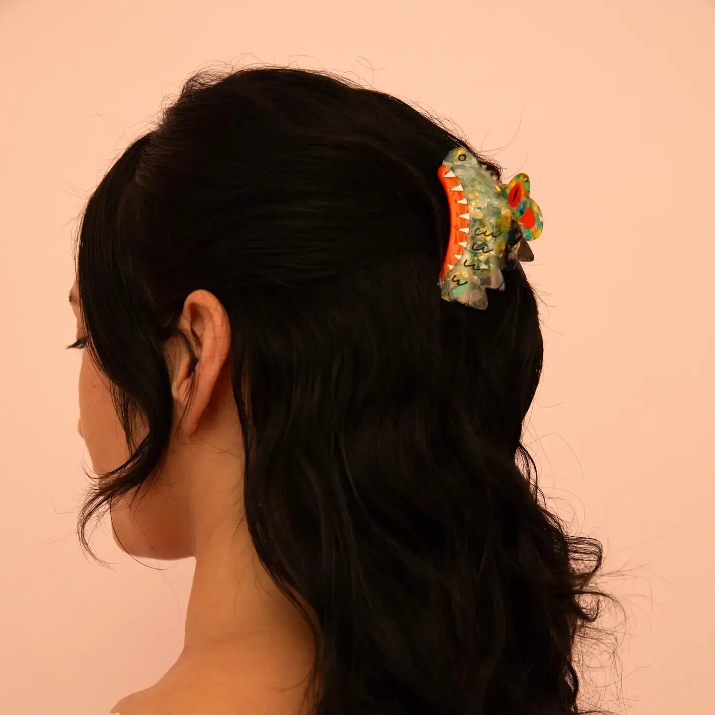 hair claw - cellulose - kaiju monster by carolyn suzuki