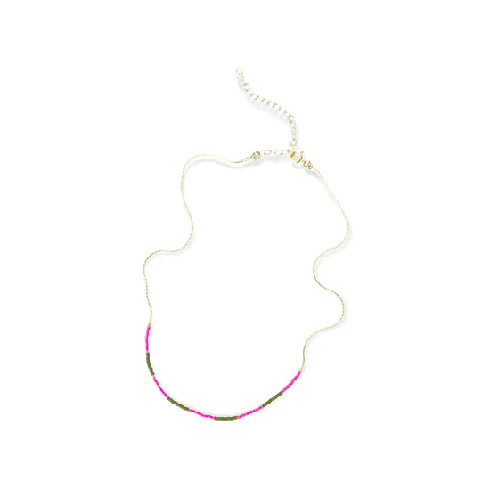 necklace - "kaleid" 14k gold filled - japanese glass beads by son of a sailor