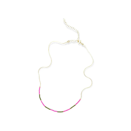 necklace - "kaleid" 14k gold filled - japanese glass beads by son of a sailor