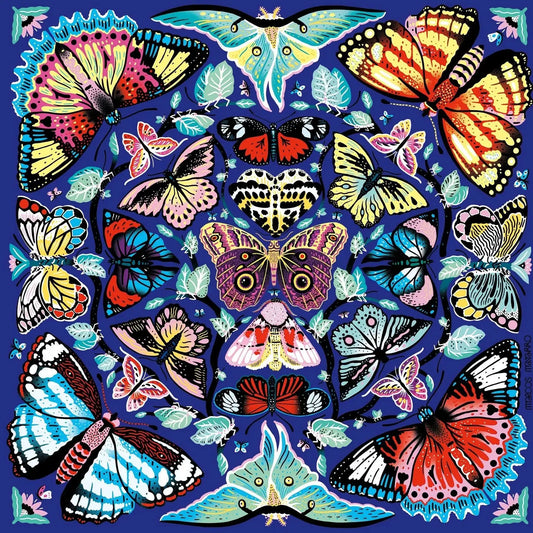 puzzle - 500-piece - kaleido-butterflies by chronicle books