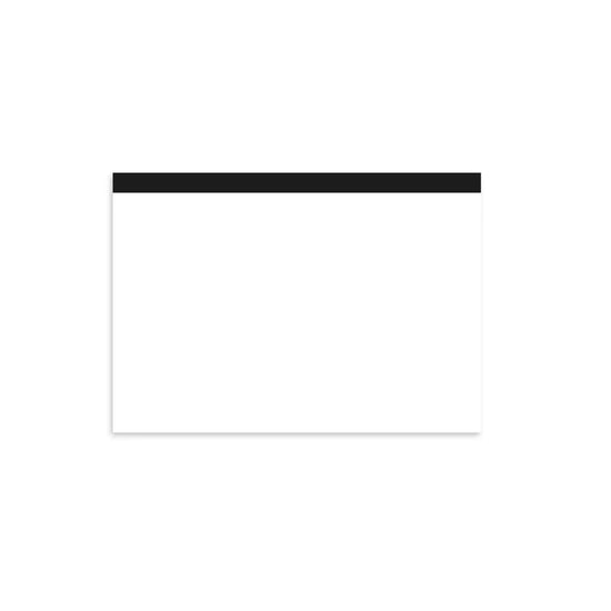 sketchpad - stone paper - a5 softcover - black/red band by ameico/karst