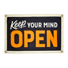 banner - camp flag - keep your mind open by oxford pennant