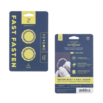 key ring - keyround - 2-pack by zootility tools