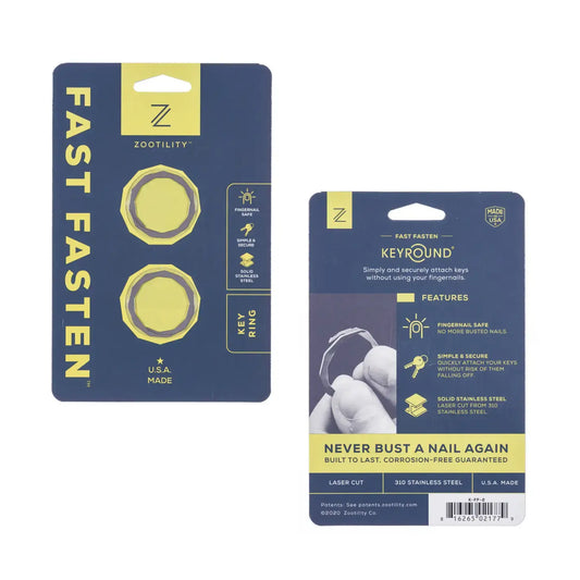 key ring - keyround - 2-pack by zootility tools