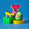 toy - pullback car - fruit-fun by kikkerland