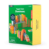 game - dominoes - topple twist by kikkerland