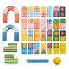 game - dominoes - topple twist by kikkerland