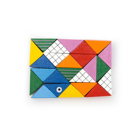 puzzle - wooden - twist-a-zoo - 3d animal by kikkerland