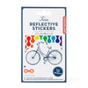 bike stickers - rainbow chain reflective by kikkerland