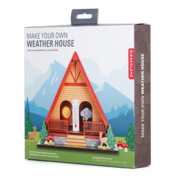 tool - weather hygrometer house - diy by kikkerland