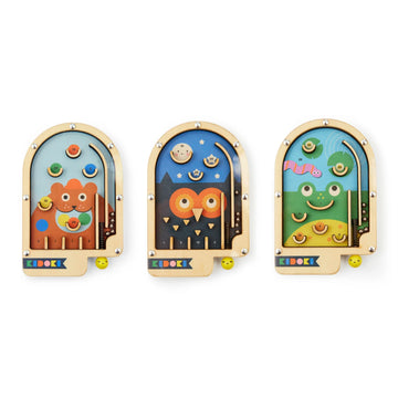 game - wooden pinball by kikkerland