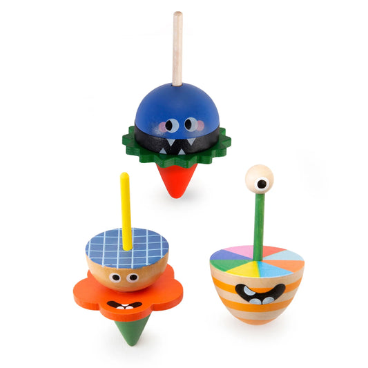 toy - monster spinning top by kikkerland