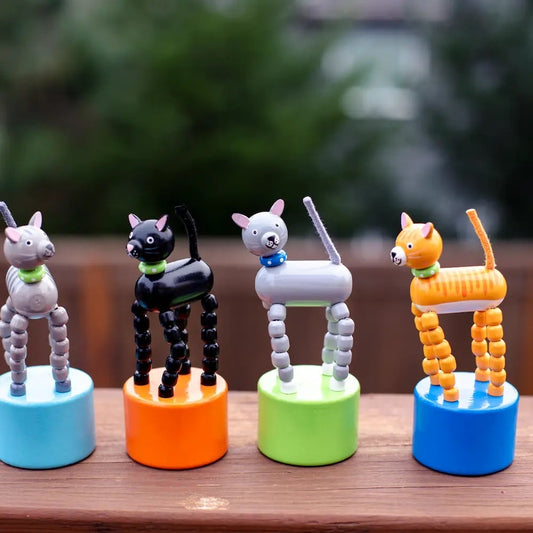 toy - push puppet kitty by jack rabbit creations
