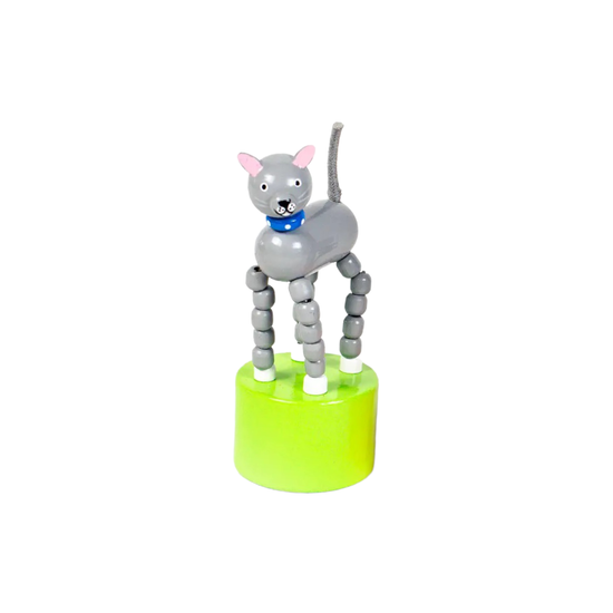 toy - push puppet kitty by jack rabbit creations