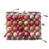 Ornament | 1" Paper Mache Ball | Hand-Painted Multicolor Assorted