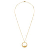 necklace - la lune - 14k gold plate by amano studio