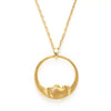 necklace - la lune - 14k gold plate by amano studio