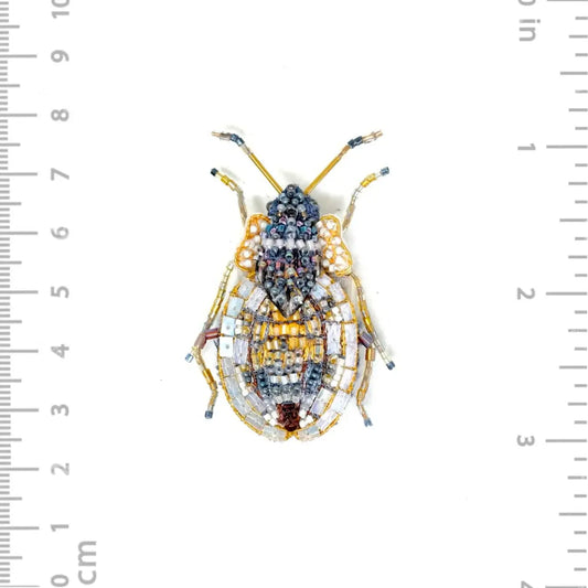 brooch pin - lace bug by trovelore