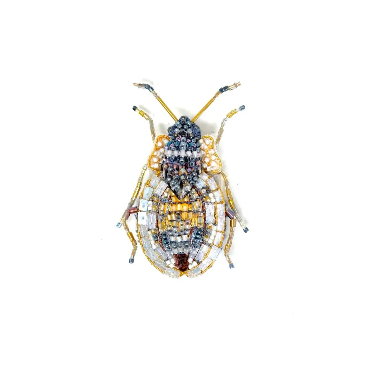 brooch pin - lace bug by trovelore