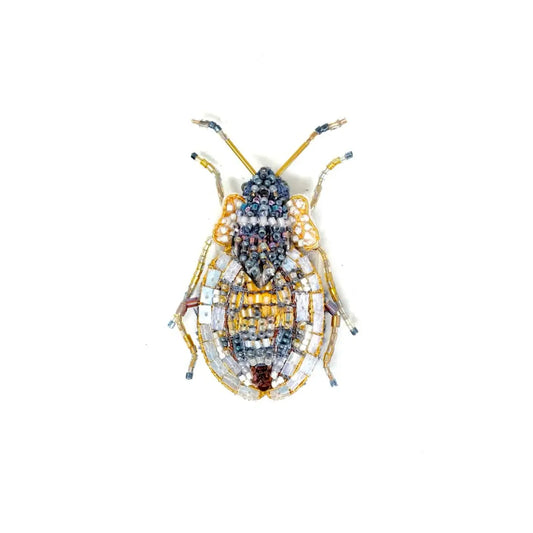 brooch pin - lace bug by trovelore