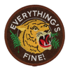 Patch | Iron-On | Everything's Fine! (Tiger)