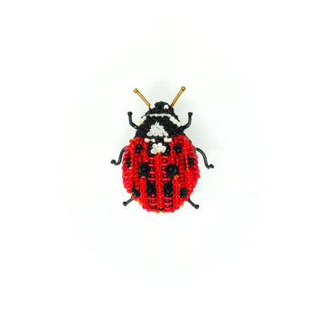 brooch pin - lady bug beetle by trovelore