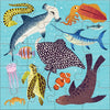 puzzle - magnetic - land & sea animals by chronicle books