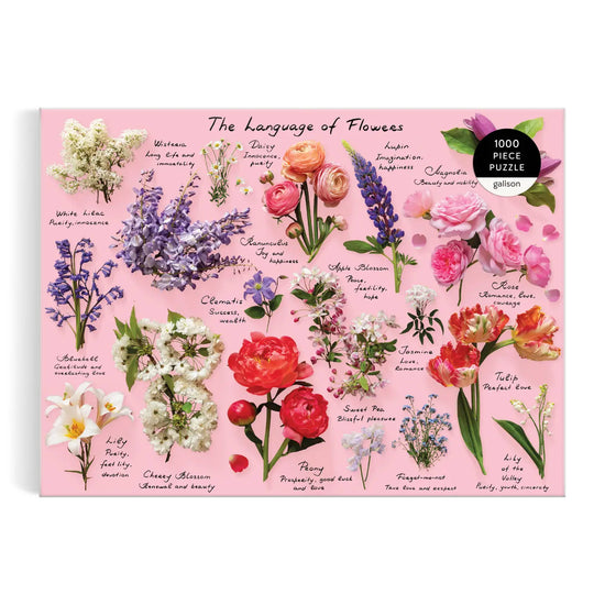 puzzle - 1000-piece - language of flowers by chronicle books