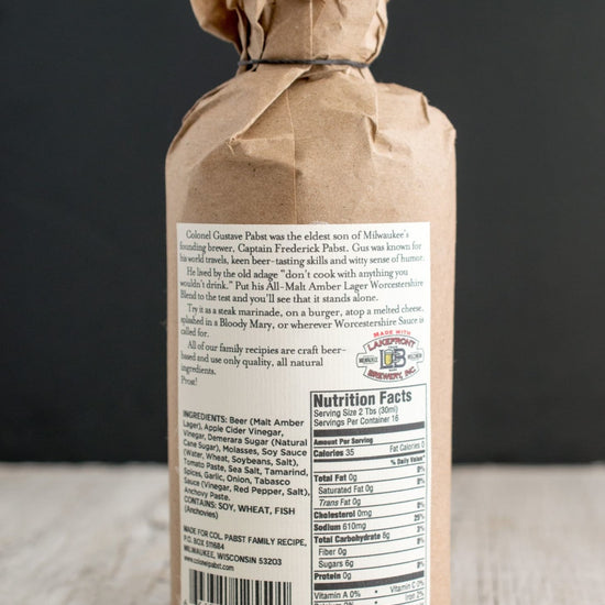 worcestershire sauce - col pabst - large by colonel pabst