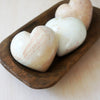 paperweight - large heart - natural soapstone by venture imports