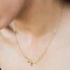 necklace - lava drip - 18kgp by peter and june